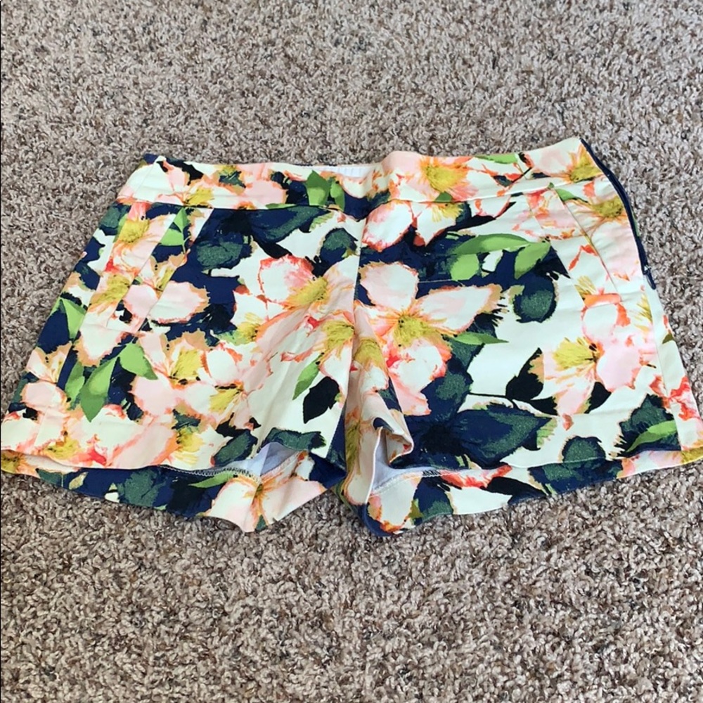 Floral khaki pants